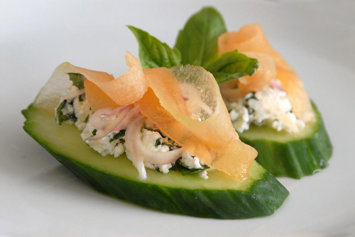 Cantaloupe-Cucumber-Appetizer