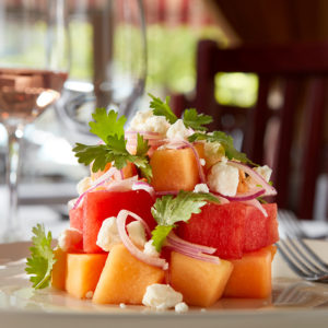 Trelio Recipe Cantaloupe and Watermelon Salad