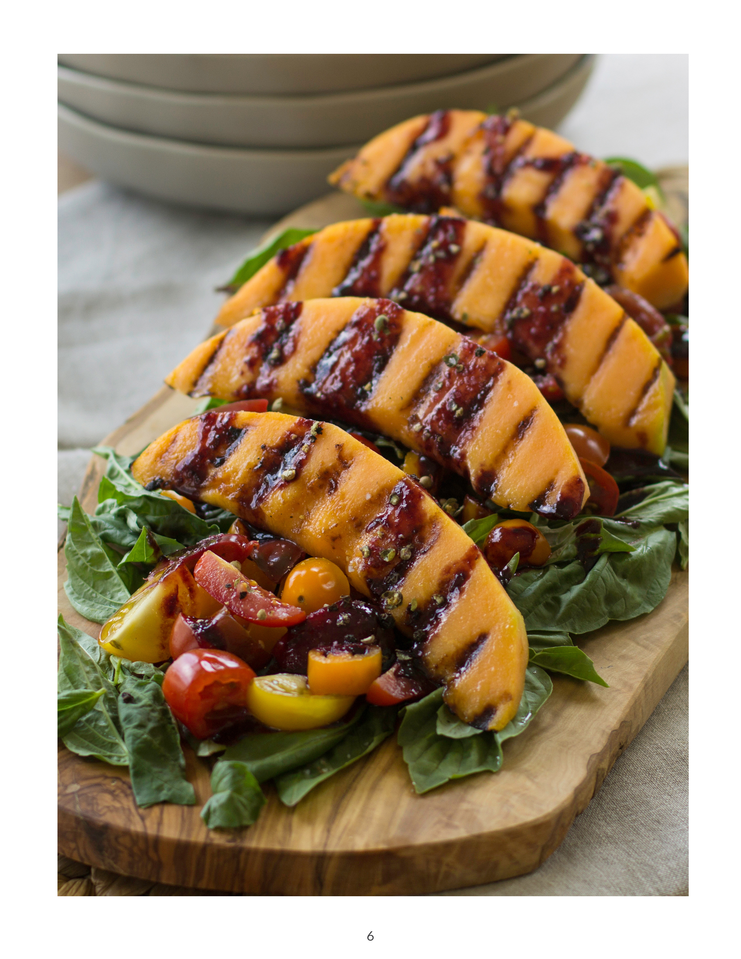 grilled cantaloupe barbecue