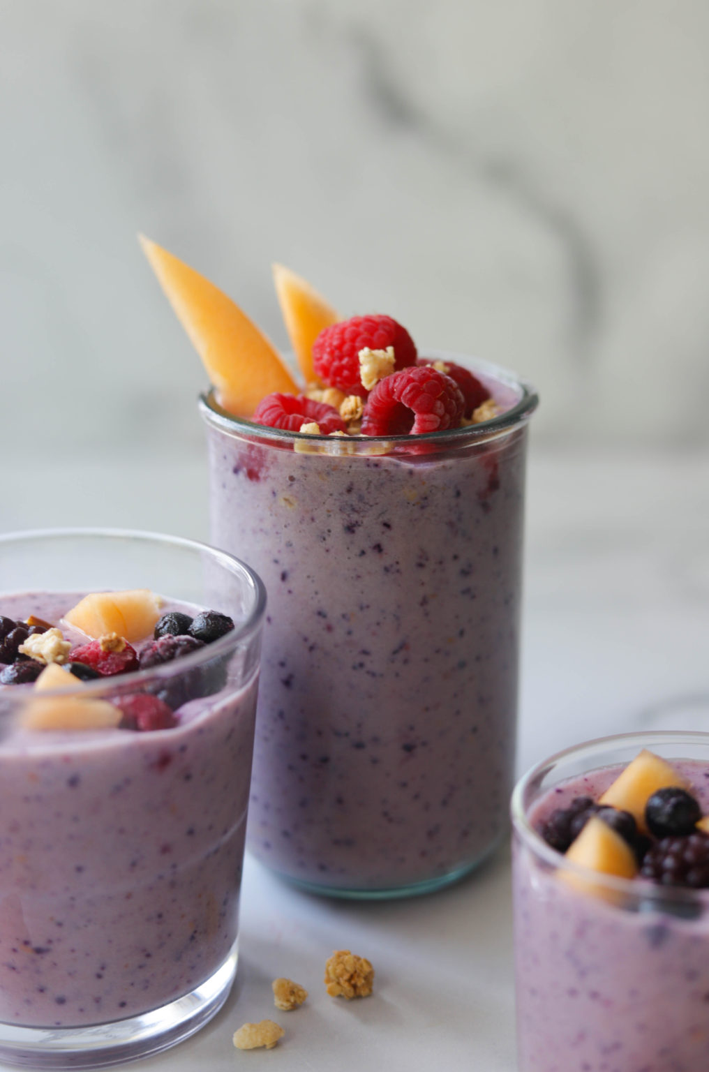 Berry Cantaloupe Smoothies – California Cantaloupes