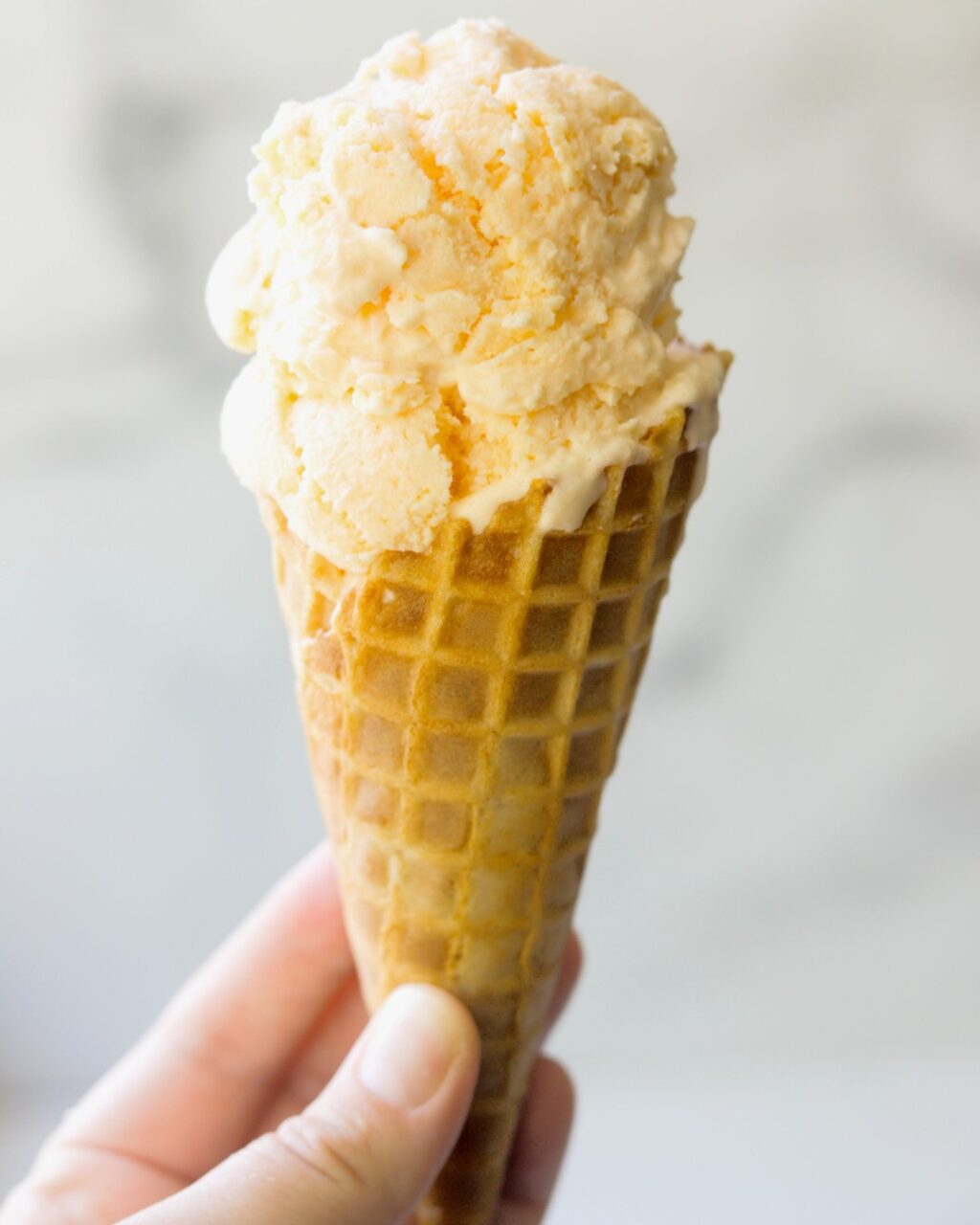 Celebrate #NationalIceCreamConeDay with Cantaloupe Ice Cream! 🍦 

All you need for this delicious no-churn recipe is: 
• Frozen Cantaloupe 🍈 
• Heavy Whipping Cream ☁️
• Sweetened Condensed Milk 🥛 
• Pure Vanilla Extract 🤎
• Fresh Lemon Juice 🍋 
• Course Salt 🧂

🔗 To find out the details about this recipe, click the link in our bio!